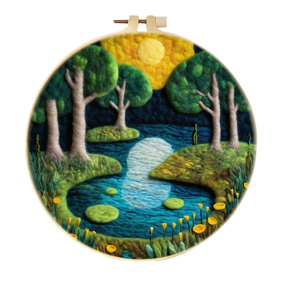 🌞 Étang paisible