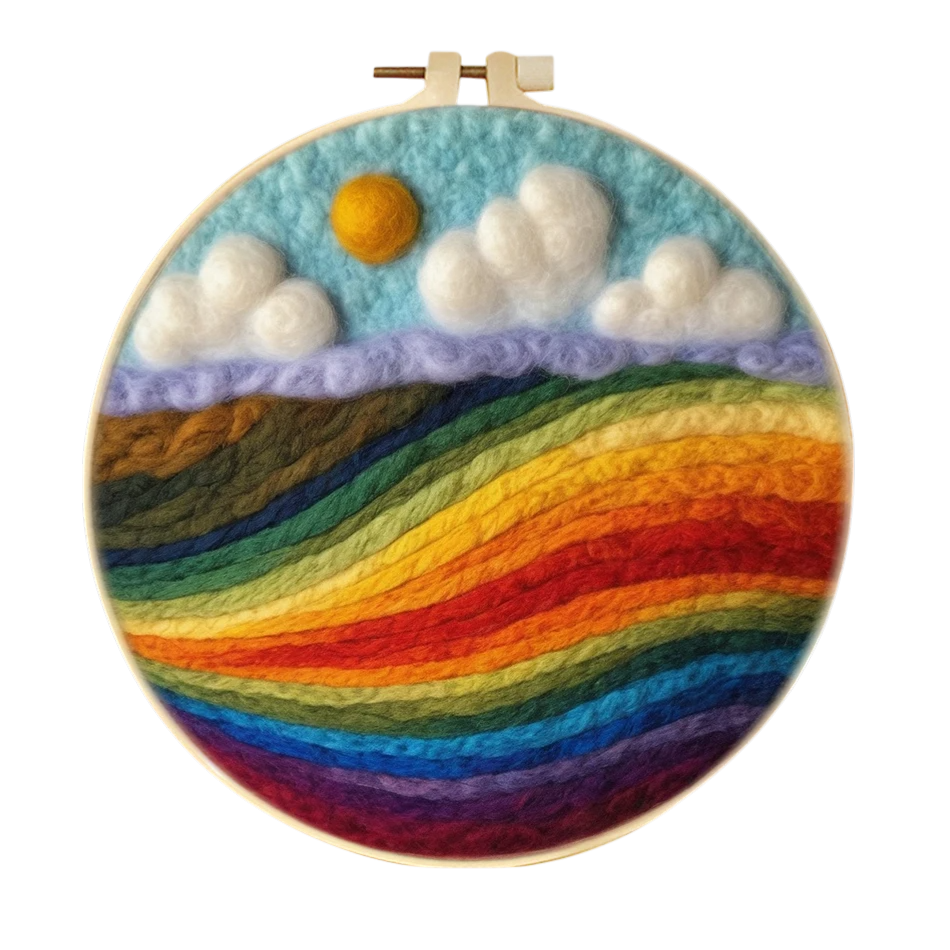 🌈 Paysage arc-en-ciel