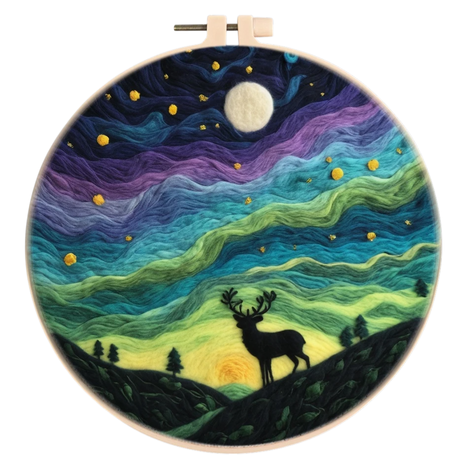 🌌 Ciel étoilé multicolore