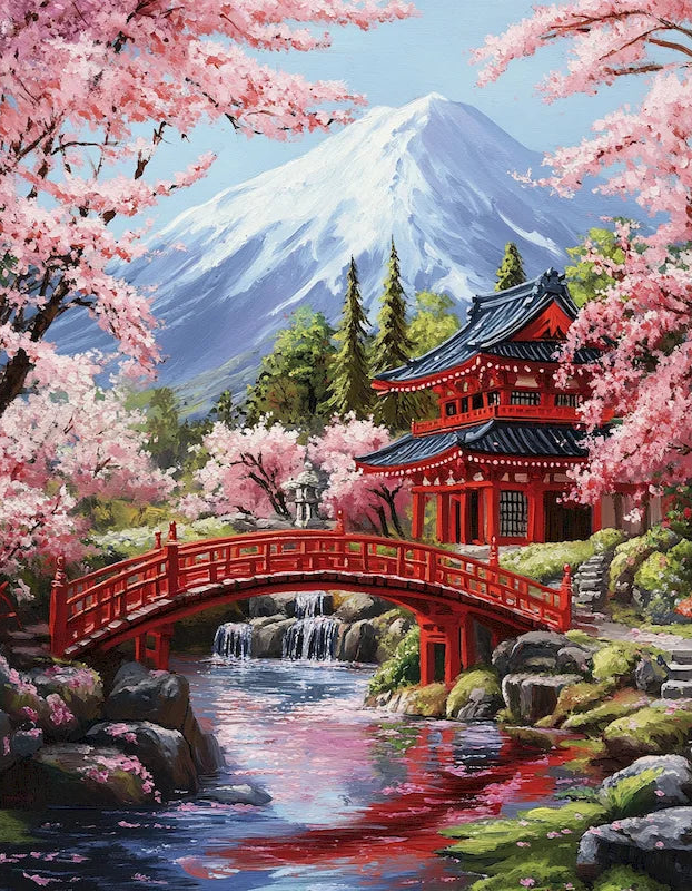 🌸 Mont Fuji Sakura