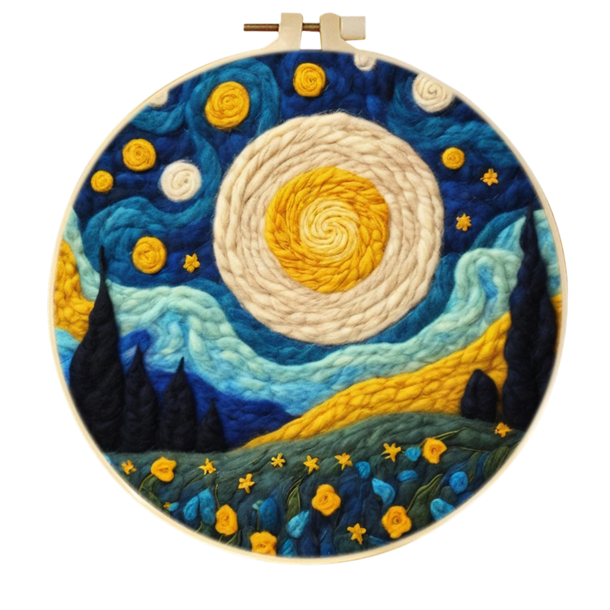 🌕 Nuit étoilée tourbillonnante