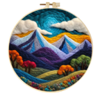 🏔️ Montagnes colorées