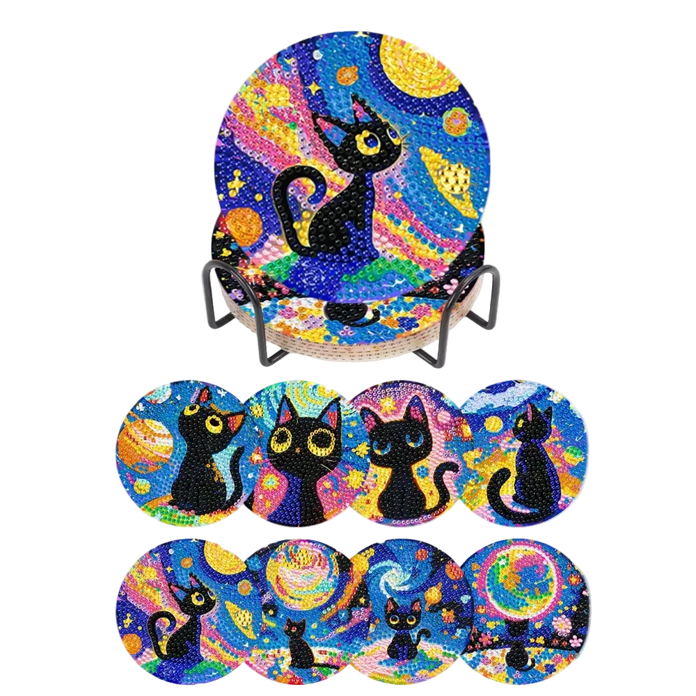 ✨ Chat contemplant les étoiles