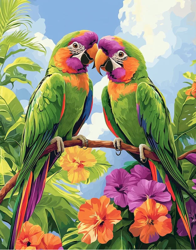 🦜 Perroquets Tropicaux